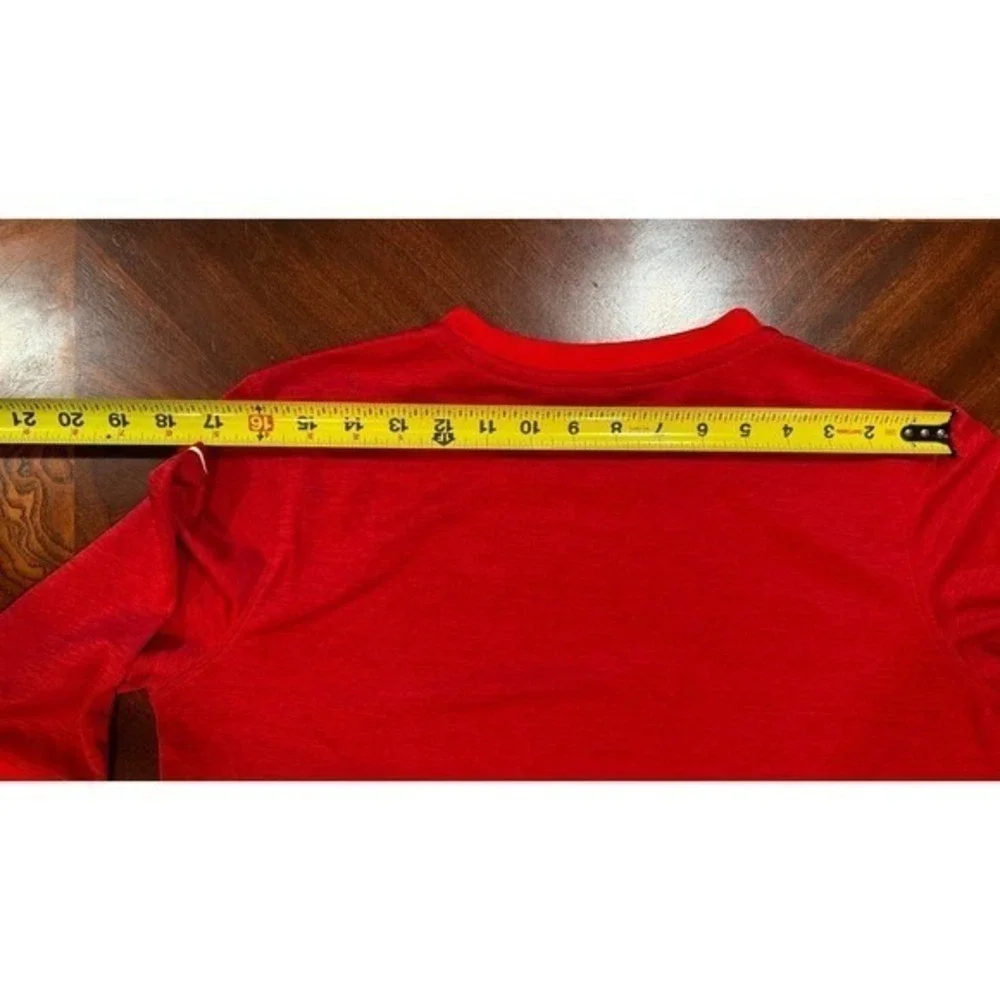 Nike Kansas City Chiefs NFL On Field Dri-FIT Long Sleeve Shirt Men's M Red